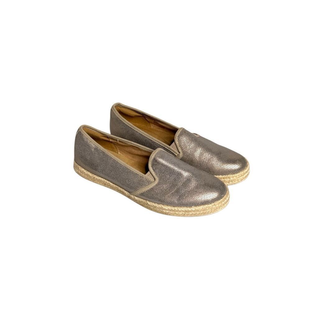 Clark’s gold metallic Azella Theoni slip on flats size 11
